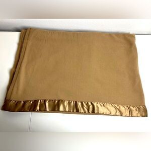 Manstays Princess Summer Weight Heirloom Blankety 64” x 90” Latte Queen Size